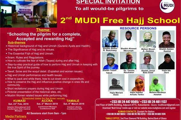 HAJJ SCHOOL TO EDUCATE PILGRIMS ESTABLISHED